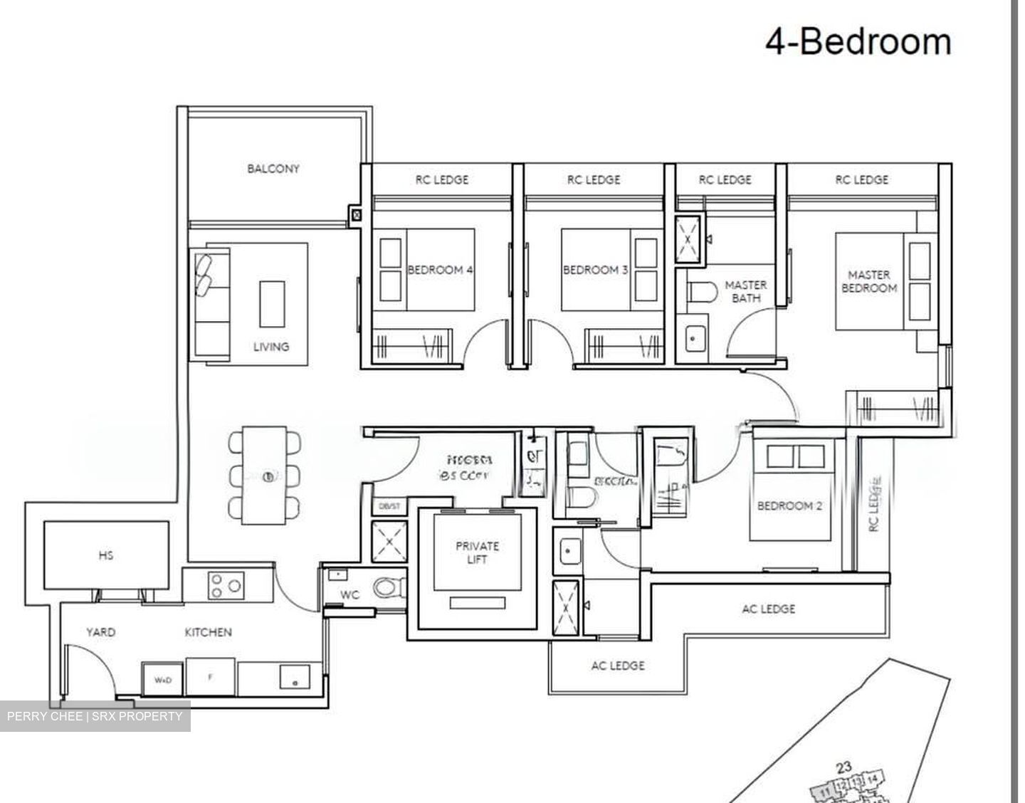 Amo Residence (D20), Apartment #535886001